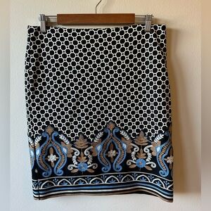 J.McLaughlin Embroidered Skirt